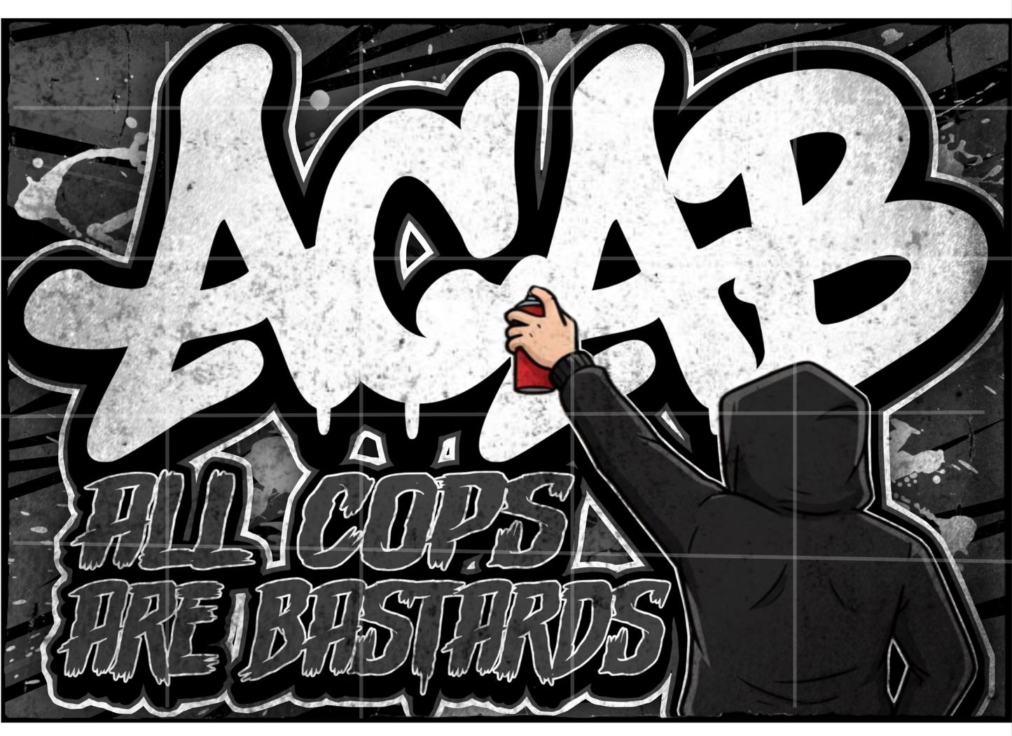 Schwarz-weißer Fußball-Sticker mit Fankultur-Bezug, inspiriert von Fankultur und Stadionatmosphäre