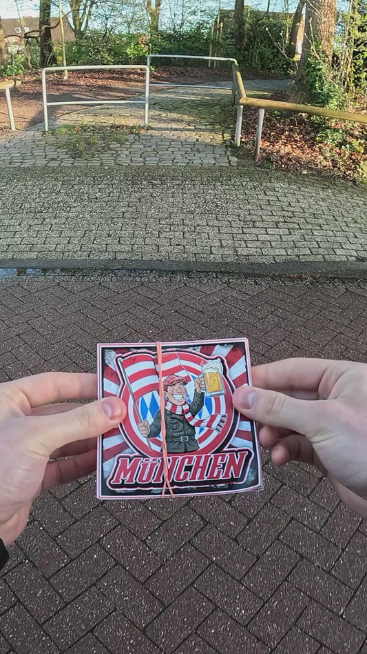 Fußball Aufkleber Bayern - München Supporter