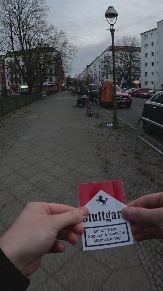 Fußball Aufkleber Stuttgart - Treue & Tradition